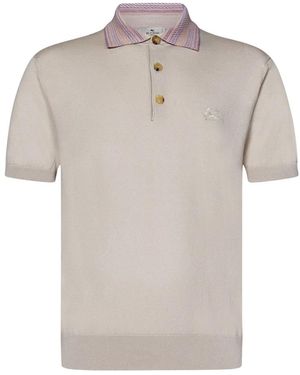 Etro Polo Shirts - Grey