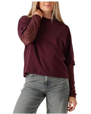 Catwalk Junkie Long Sleeve Tops - Paars