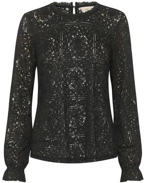 Cream Blouses - Zwart