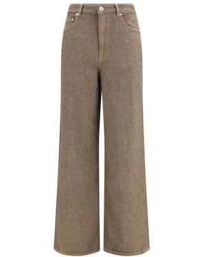 Ganni Wide Jeans - Marrón