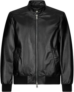 Dondup Leather Jackets - Black