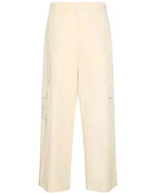 Elena Miro Wide Trousers - Natural