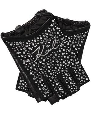 Karl Lagerfeld Gloves - Negro