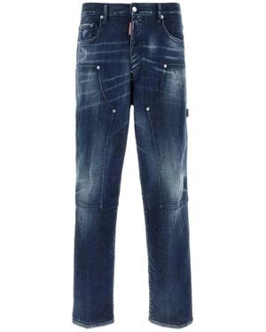 DSquared² Straight Jeans - Bleu