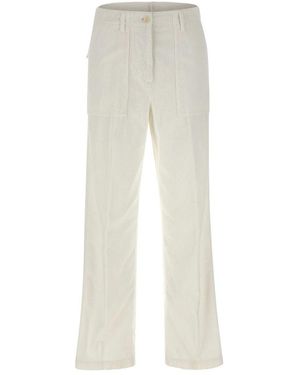 Aspesi Corduroy Broeken - Wit