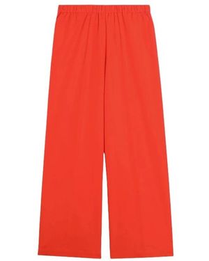 Aspesi Wide Trousers - Rojo