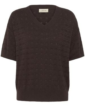 Cream Truien & Vesten ,Bruin ,Gebreide Kleding - Zwart