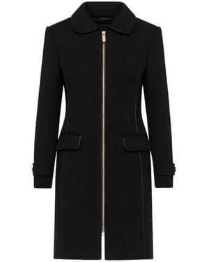 Fracomina Single-Breasted Coats - Black