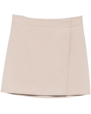 Semicouture Rokken ,Korte Rok - Naturel