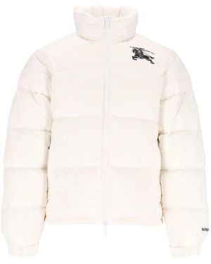 Burberry Highlands Puffer Jacket - Weiß