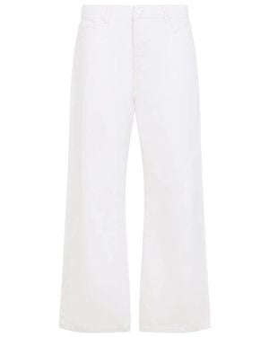 Ami Paris Wide Jeans - White