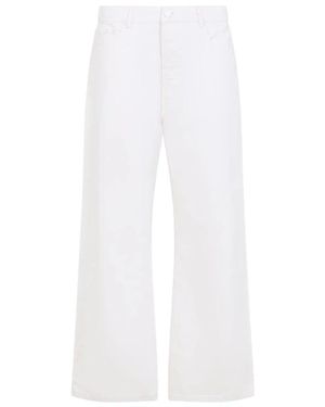 Ami Paris Wijde Jeans - Wit