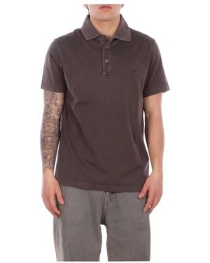 Fay Polo Comfort Fit Aus Jersey - Braun