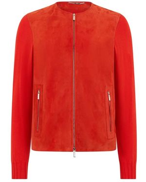 Moorer Eric Bomber Jacket - Rood