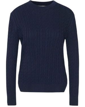 Barbour Round-Neck Knitwear - Azul