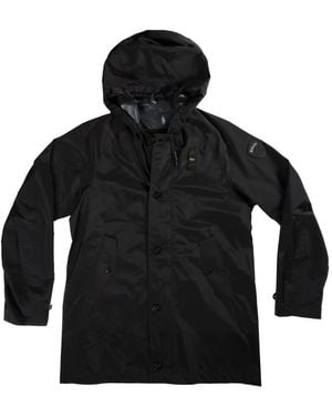 Blauer Parkas - Negro