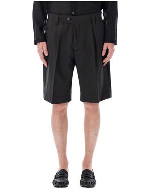 mfpen Korte Broeken ,Grijs ,Wol Classic Shorts - Zwart