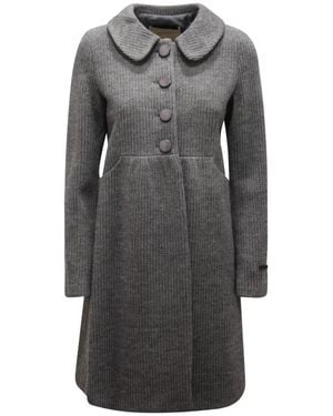 EMMA & GAIA Single-Breasted Coats - Grey