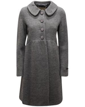 EMMA & GAIA Single-Breasted Coats - Grey