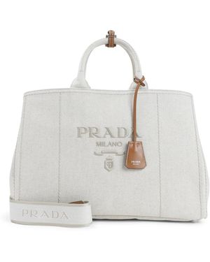 Prada Shopping Bags - White