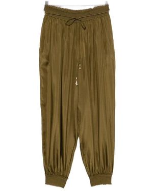 Zimmermann Wide Trousers - Verde