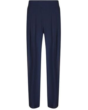 Norma Kamali Slim-Fit Trousers - Blue