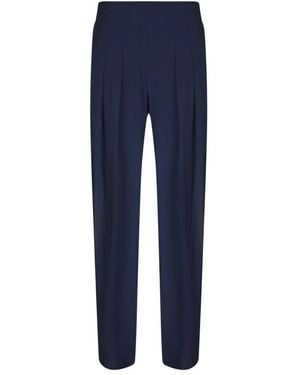 Norma Kamali Slim-Fit Trousers - Blue