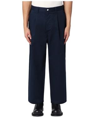 New Amsterdam Surf Association Blauwe Katoen Polyester Broek