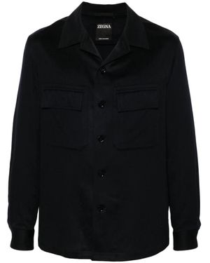 ZEGNA Casual Shirts - Black