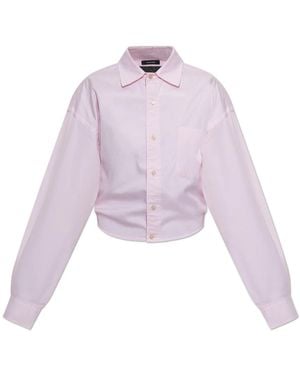 R13 Split Hem Boyfriend Shirt - Lila