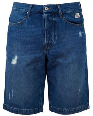 Roy Rogers Denim Shorts - Blu