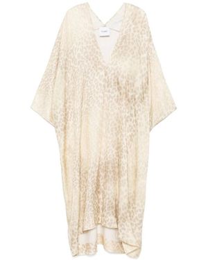 Nude Midi Dresses - Neutro