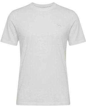 Harmont & Blaine Tops ,Wit ,T-Shirt Met Korte Mouwen