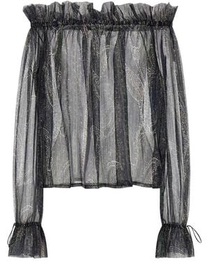 Saint Laurent Blouses - Grey