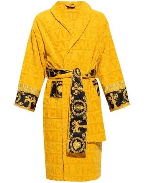 Versace Accappatoio di cotone - Giallo