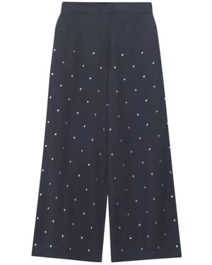 Alchemist Broeken ,Blauw ,Katoen Moonflower Studs