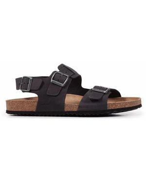 Geox Flat Sandals - Negro
