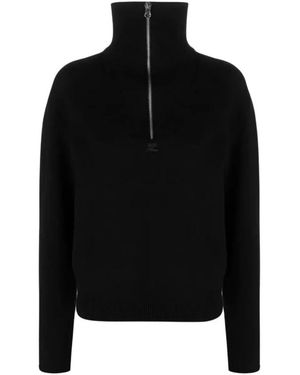 Courreges Turtlenecks - Black