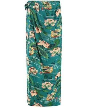 Stella Jean Maxi Skirts - Vert