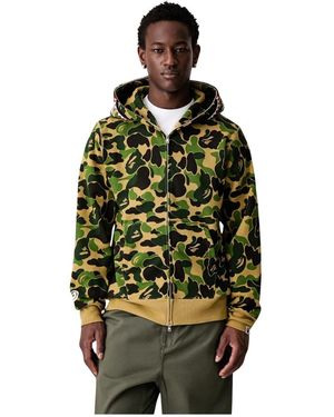 A Bathing Ape Zip-Throughs - Green