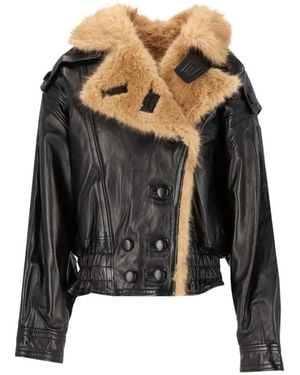 Isabel Marant Faux Fur & Shearling Jackets - Black