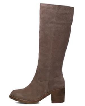 Omoda Taupe Suède Hoge Laarzen Model 2581 - Wit