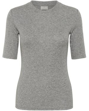 Kaffe T-Shirts - Grijs