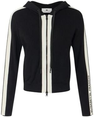 Elisabetta Franchi Zip-Throughs - Negro