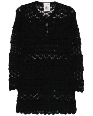 Semicouture Knitted Dresses - Black