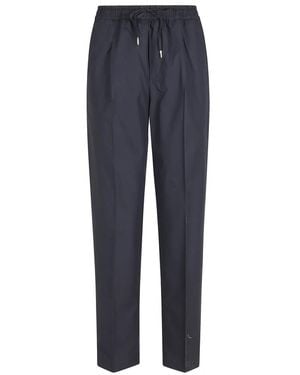 BRIGLIA Straight Trousers - Azul