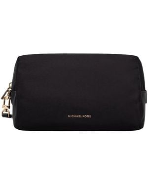 Michael Kors Zadie Kosmetiktasche Mit Handgelenksschlaufe - Schwarz