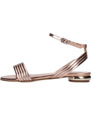 NCUB Flat Sandals - Metallic