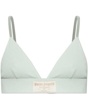 Palm Angels Der Baumwoll-Bh - Blau