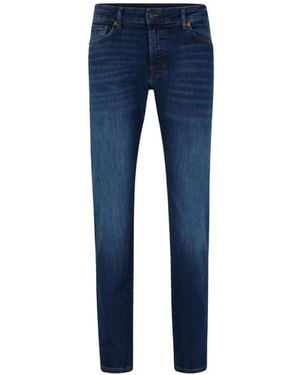 BOSS Maine Regular Fit Jeans - Blau
